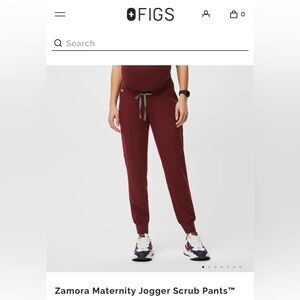 FIGS maternity scrub pants